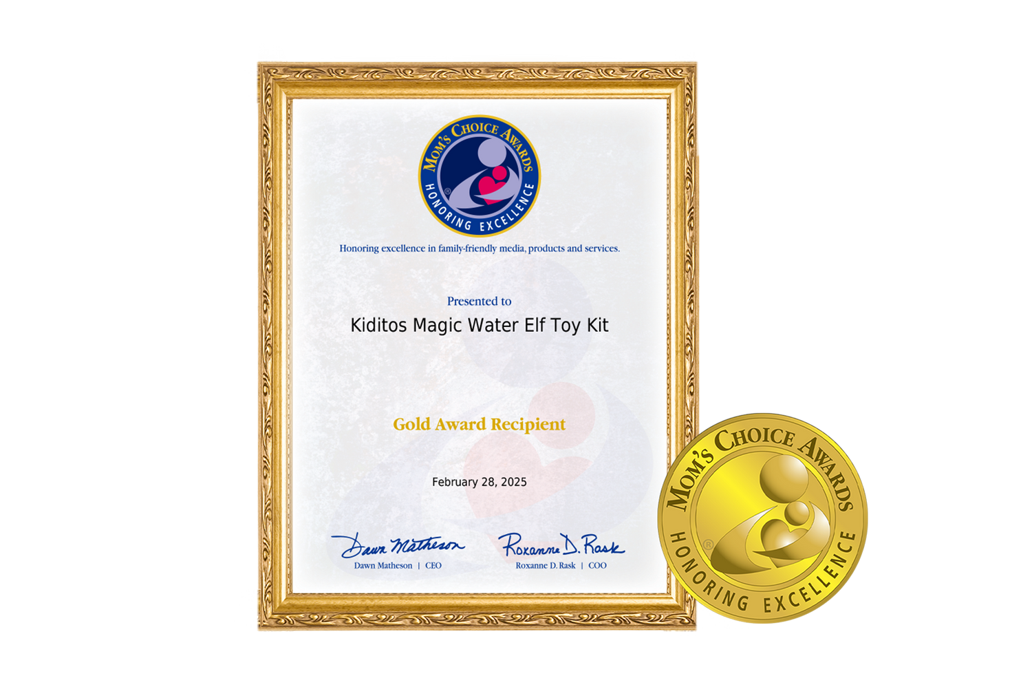 🏆 Kiditos Wins 2025 Mom’s Choice Gold Award for Magic Water Elf Toy Kit