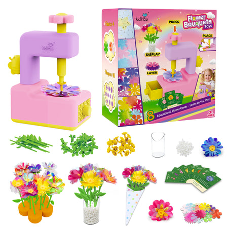 Kiditos Flower Bouquets Toy Kit （ KD-FBT-01）