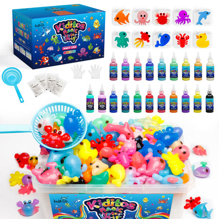 Kiditos Sea Creature 20 Colors Magic Water Elf Toy Kit (MWET-20M)
