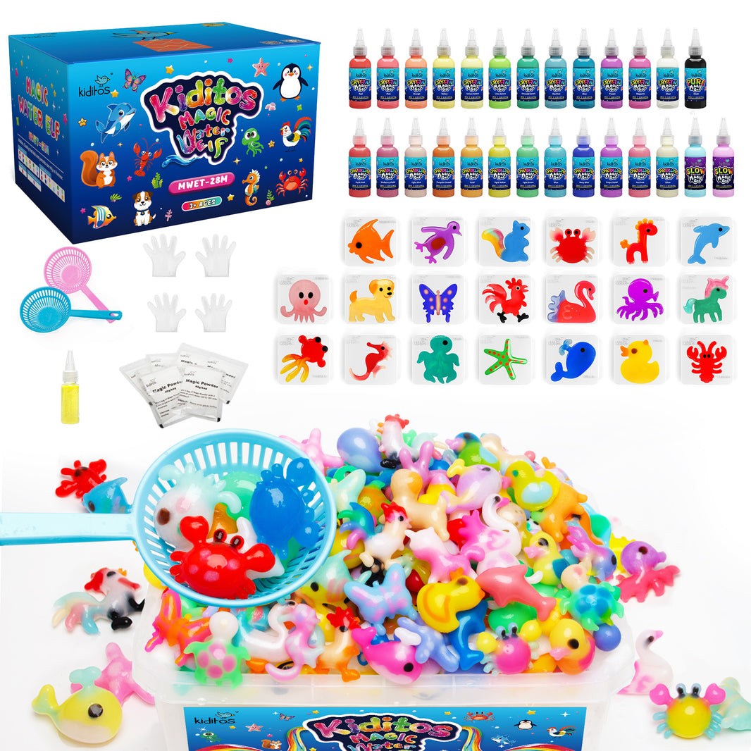 Kiditos Animal 27 Colors Magic Water Elf Toy Kit (MWET-28M)