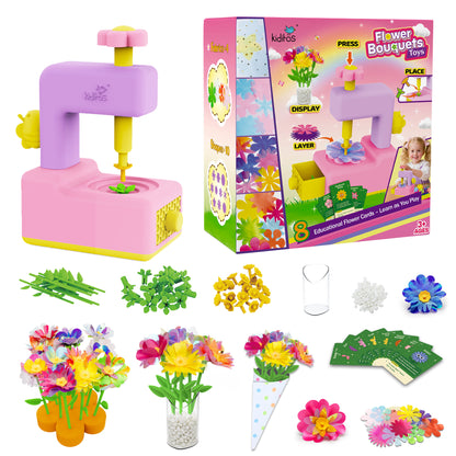 Kiditos Flower Bouquets Toy Kit （ KD-FBT-01）