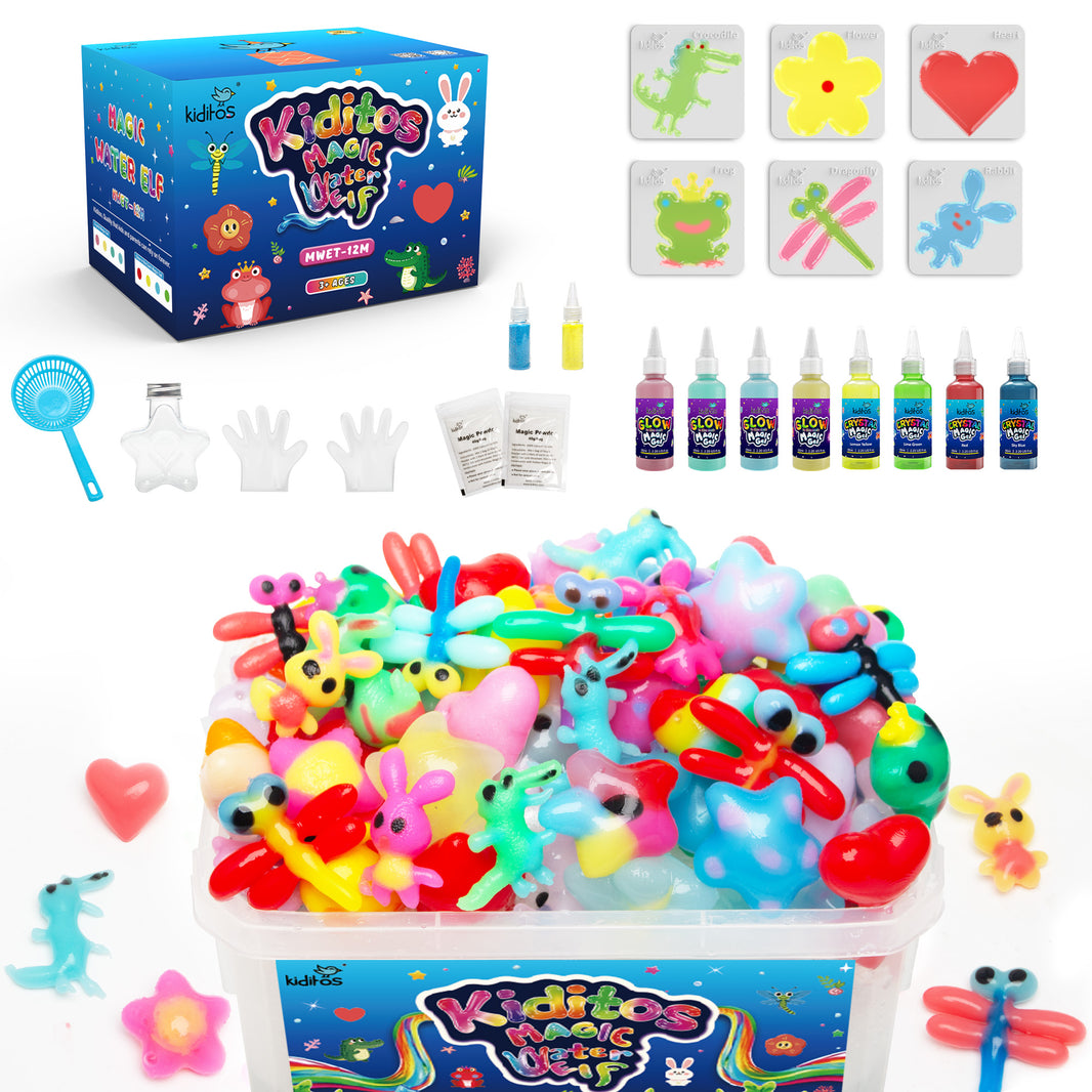 Kiditos Glitter 8 Colors Magic Water Elf Toy Kit (MWET-10M)