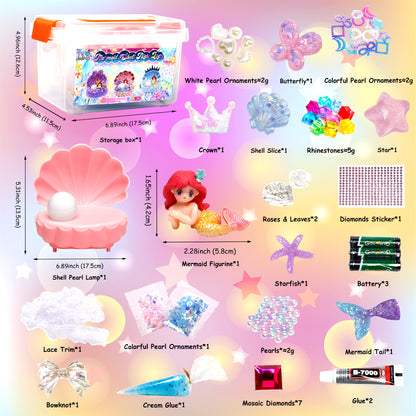 Pink Mermaid Shell Night Light (MSNL-PINK)