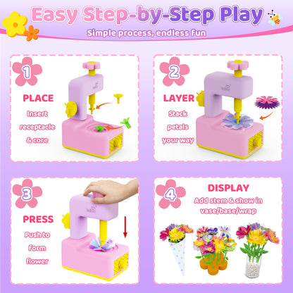 Kiditos Flower Bouquets Toy Kit （ KD-FBT-01）