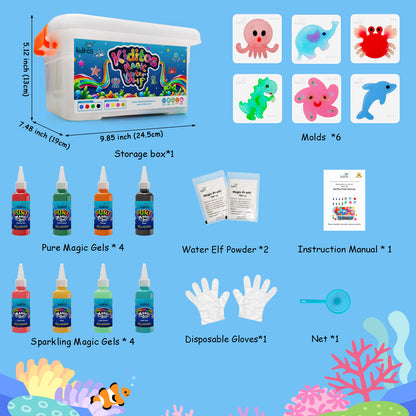 Kiditos Animal 8 Colors Magic Water Elf Toy Kit（MWET-8M）