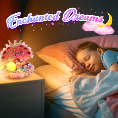 Pink Mermaid Shell Night Light (MSNL-PINK)