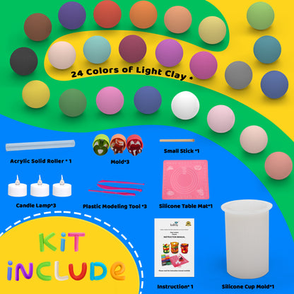 Light-up Clay Lanterns Making Set (CL-01)