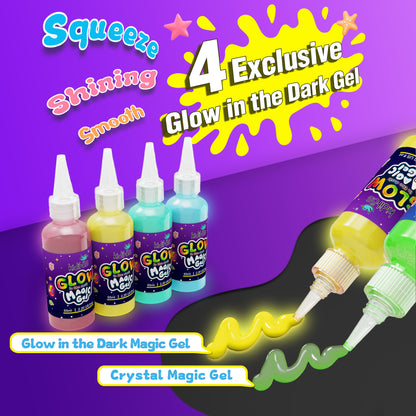 Kiditos Glitter 8 Colors Magic Water Elf Toy Kit (MWET-10M)