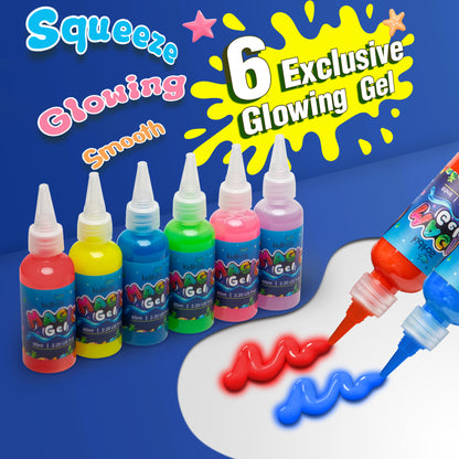 Glow in the Dark 6 Colors Magic Water Elf Toy Kit (MWET-6NG)
