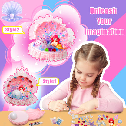 Pink Mermaid Shell Night Light (MSNL-PINK)