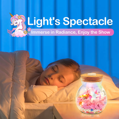 Kiditos Unicorn Light Up Terrarium DIY Toy Kit (TA-Unicorn)