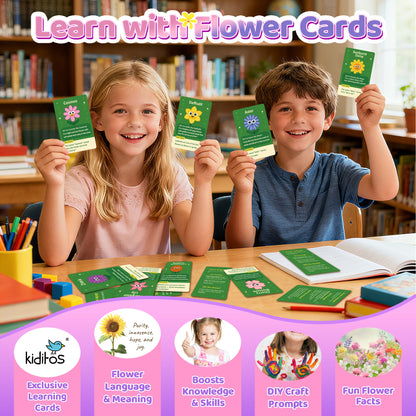 Kiditos Flower Bouquets Toy Kit （ KD-FBT-01）