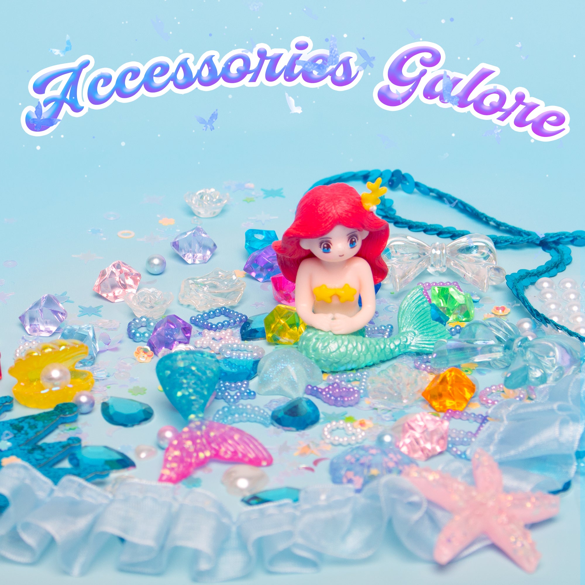 Blue Mermaid Shell Night Light （MSNL-BLUE） – Kiditos