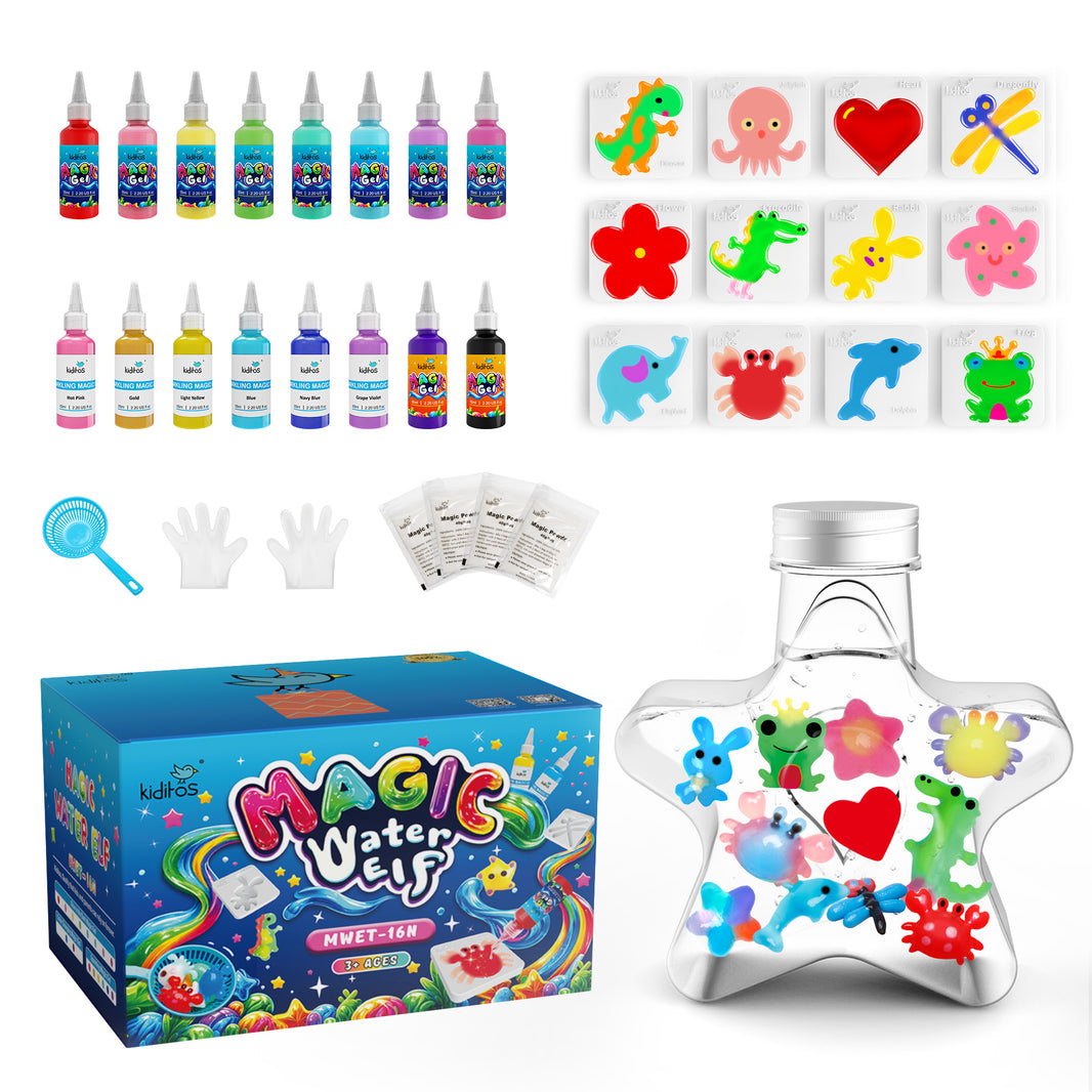 Kiditos 16 Colors Magic Water Elf Toy Kit（MWET-16N）