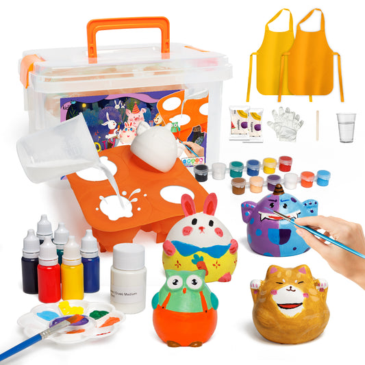 Kiditos DIY 3D Plaster Painting Toy Set (PPS-3D01)