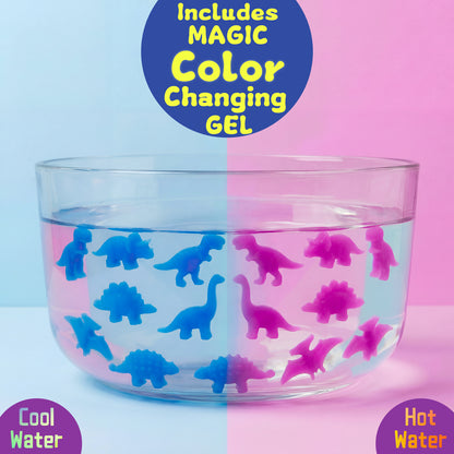 Kiditos Magic Water Elf Kit, Dinosaur Theme, 20 Colors