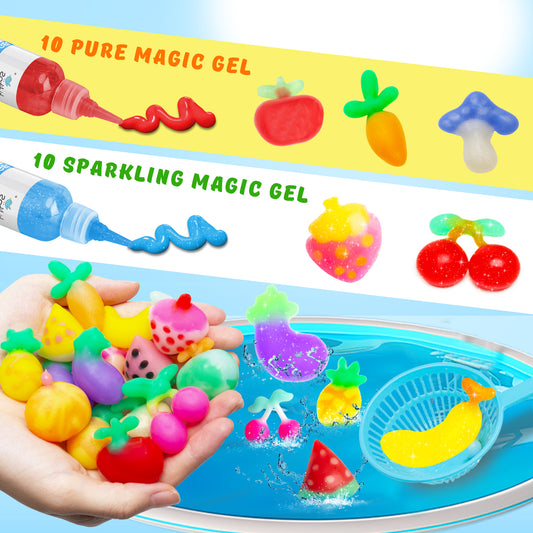 Fruit&Vegetable 20 Colors Magic Water Elf Toy Kit (MWET-20NF)