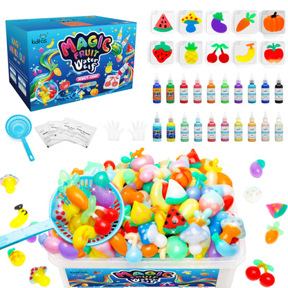Kiditos Magic Water Elf Kit, Fruit & Vegetable Theme, 20 Colors