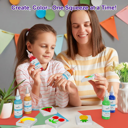 Kiditos Magic Water Elf Kit, Fruit & Vegetable Theme, 20 Colors