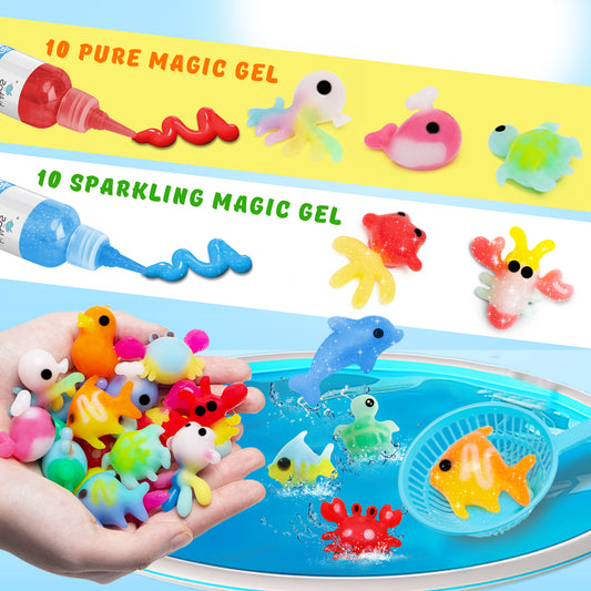 Sea Creature 20 Colors Magic Water Elf Toy Kit (MWET-20NS)