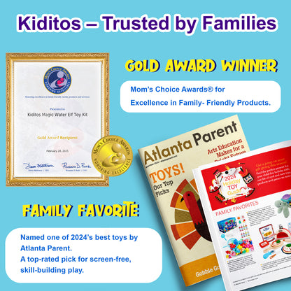 Kiditos 12 Colors Magic Water Elf Toy Kit（MWET-12S）