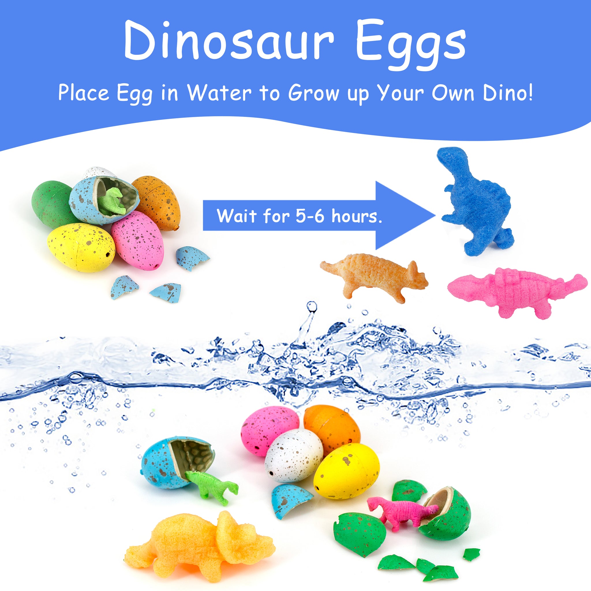 Magic Water elf Toy Kit,Water Sensory Toys Balls for Kids Non Toxic DIY Fun  Puzzle 10 Shape Mold Handmade Water Beads Elves Toy Cartoon Style 10  Treasure Box,Party Favors Gifts : 