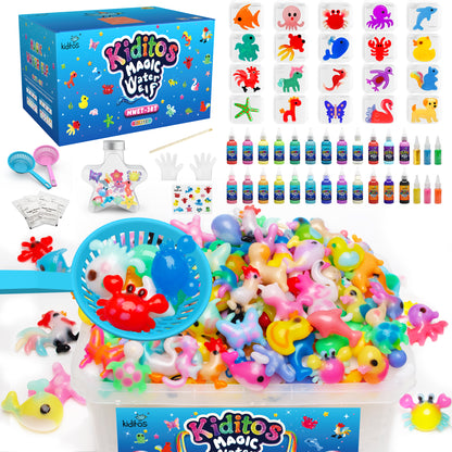 Glitter Sea Creature 24 Colors Magic Water Elf Toy Kit (MWET-30T)