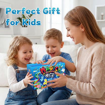 Kiditos Magic Water Elf Kit, Dinosaur Theme, 20 Colors