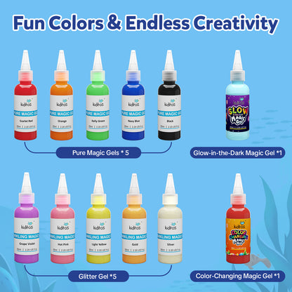 Kiditos Magic Water Elf Refill Kit, 12 Colors