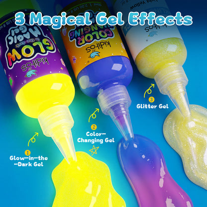 Kiditos Magic Water Elf Kit, Dinosaur Theme, 20 Colors