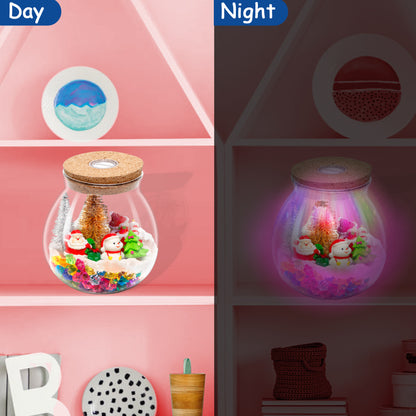 Kiditos Christmas  Light Up Terrarium DIY Toy Kit (TA-Christmas)