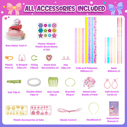 Kiditos Sparkling Ribbon Bow Creator Kit（ KD-SRBC-01）