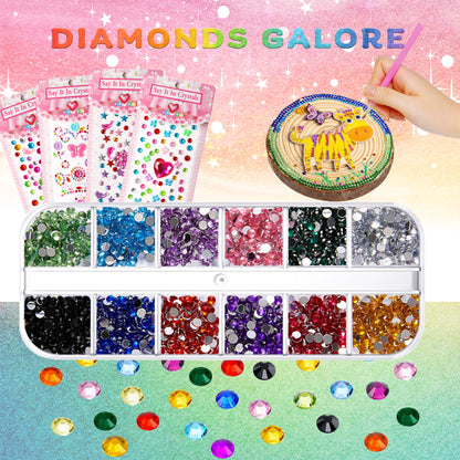 Kiditos Animal Diamond Wooden Painting DIY Kit (WDP-ANIMAL)