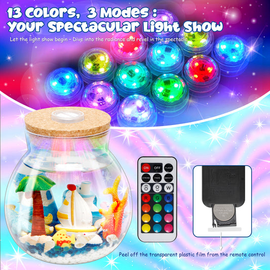 Kiditos Ocean Light Up Terrarium DIY Toy Kit (TA-ocean)