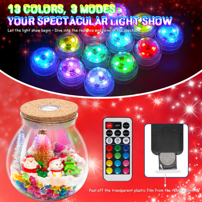 Kiditos Christmas  Light Up Terrarium DIY Toy Kit (TA-Christmas)