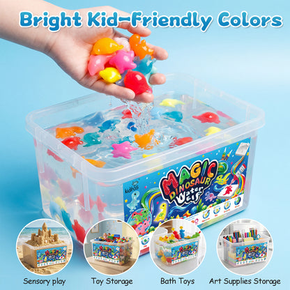 Kiditos Magic Water Elf Kit, Dinosaur Theme, 20 Colors