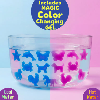 Kiditos Magic Water Elf Kit, Animals Deluxe, 25 Colors