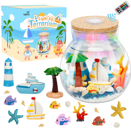 Kiditos Ocean Light Up Terrarium DIY Toy Kit (TA-ocean)