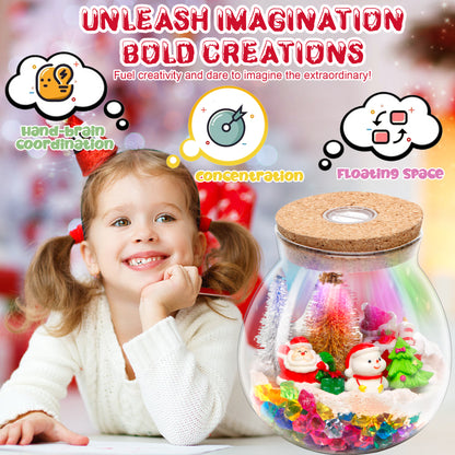 Kiditos Christmas  Light Up Terrarium DIY Toy Kit (TA-Christmas)