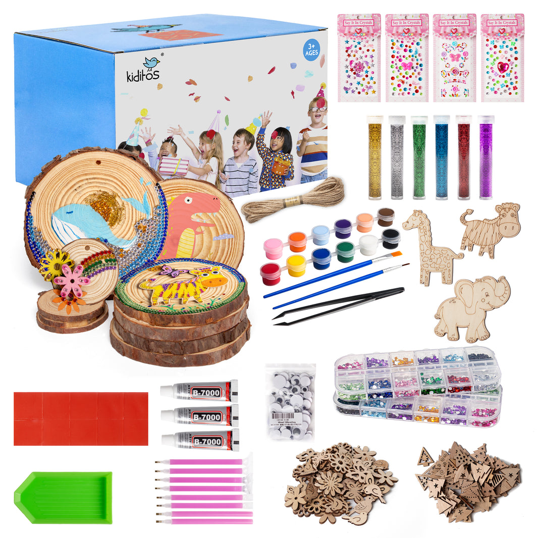 Kiditos Animal Diamond Wooden Painting DIY Kit (WDP-ANIMAL)