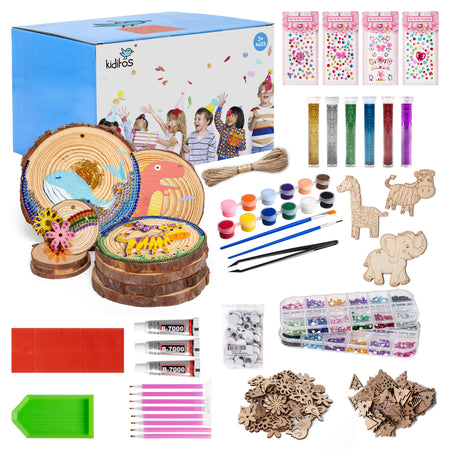 Kiditos Animal Diamond Wooden Painting DIY Kit (WDP-ANIMAL)