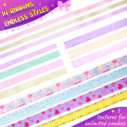 Kiditos Sparkling Ribbon Bow Creator Kit（ KD-SRBC-01）