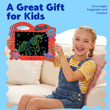 Kiditos LCD Writing Tablet Set, Reusable Drawing Board