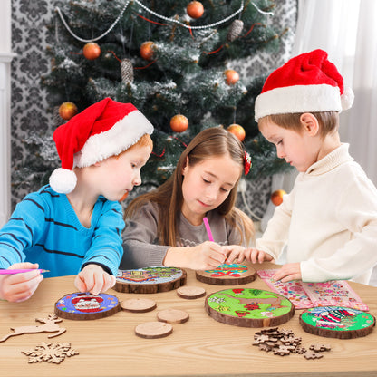 Kiditos Christmas Diamond Wooden Painting Kit (WDP-CHRISTMAS)