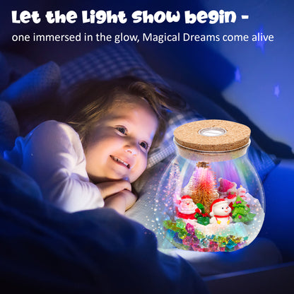 Kiditos Christmas  Light Up Terrarium DIY Toy Kit (TA-Christmas)
