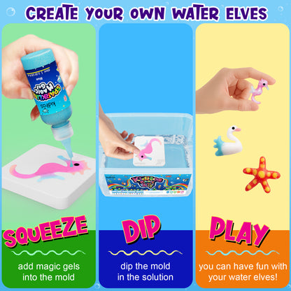 Kiditos Animal 27 Colors Magic Water Elf Toy Kit (MWET-28M)