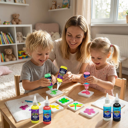 Kiditos Magic Water Elf Kit, Glitter Edition, 8 Colors