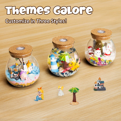 Kiditos Christmas  Light Up Terrarium DIY Toy Kit (TA-Christmas)