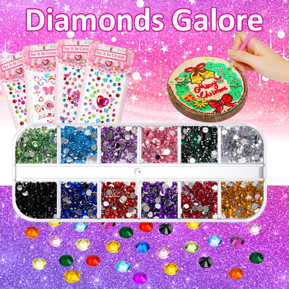 Kiditos Christmas Diamond Wooden Painting Kit (WDP-CHRISTMAS)