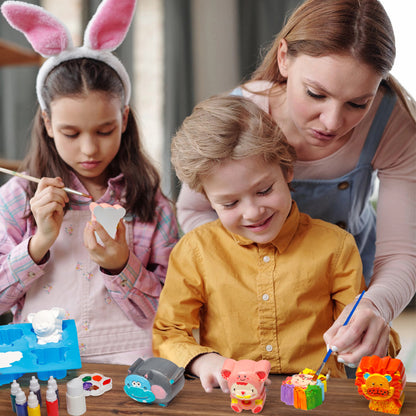 Kiditos DIY Animal Plaster Painting Toy Set (PPS-A002)